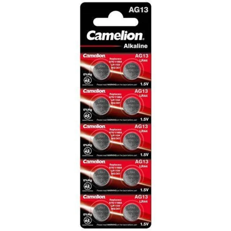 Camelion AG 13-357 alk. (LR44, A76)10pack 439000,00