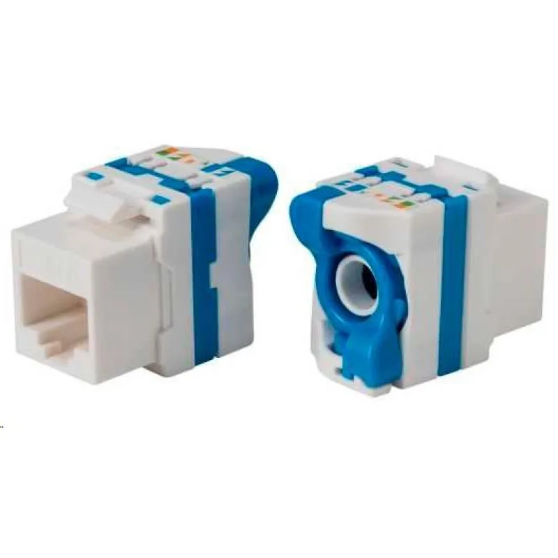 Keystone Cat5E, UTP, samozařezávací se zámkem, bílý KESW5NZIPX