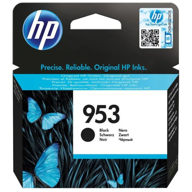 HP 953 čierna atramentová kazeta, L0S58AE L0S58AE