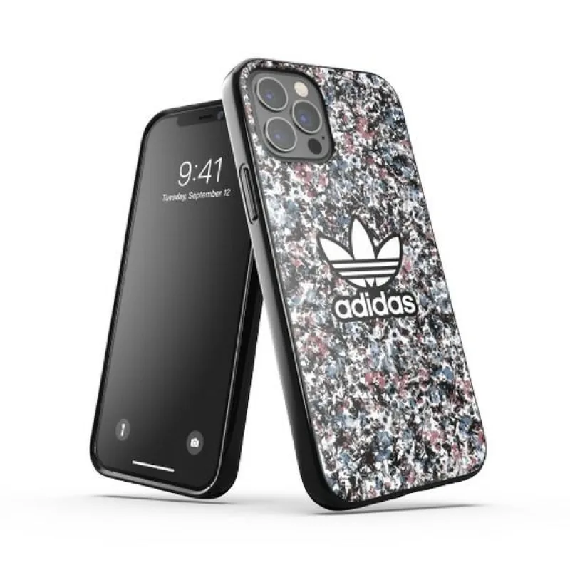 Kvetinové puzdro Adidas OR SnapCase Belista pre iPhone 12 / iPhone 12 Pro – viacfarebné