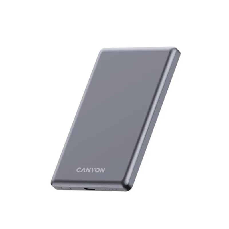 Canyon OnCharge 505, Powerbank, 5.000 mAh, in: USB-C, out: USB-C PD 20W +…