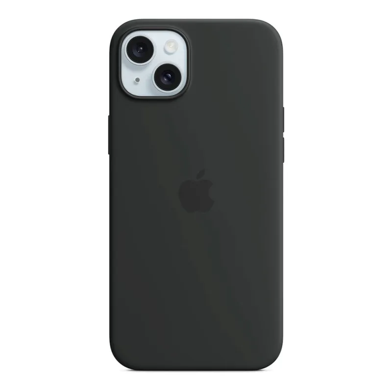 iPhone 15 Plus Silicone Case with MagSafe - Black