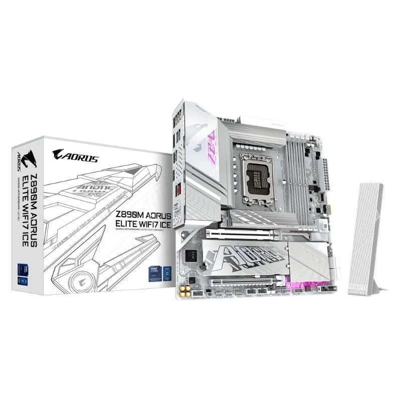 GIGABYTE Z890 AORUS ELITE WIFI7 ICE/ LGA 1851/ mATX Z890M A ELITE WF7 ICE