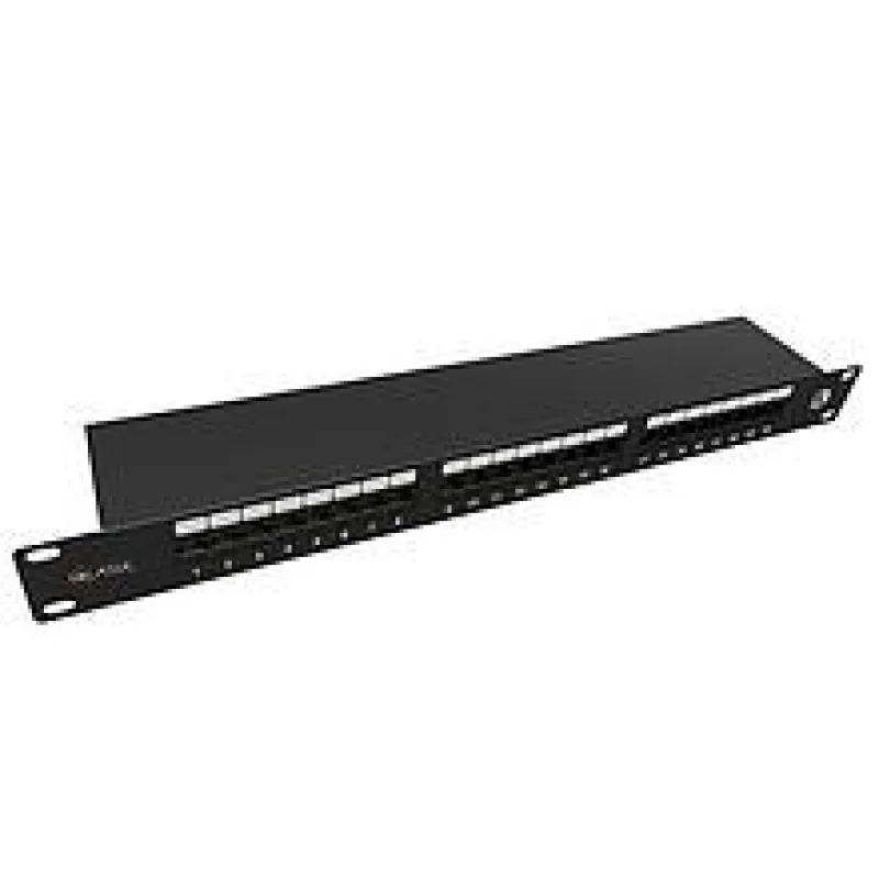 Solarix Patch panel Solarix 24 x RJ45 CAT5E STP 1U SX24-5E-STP-BK-N…
