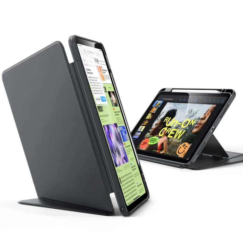 ESR Flip Hybrid Case pre iPad 10,9" 2020-2022 (4. / 5. gen.) / 11" 2024-2025 (6. / 7. gen.) - čierne