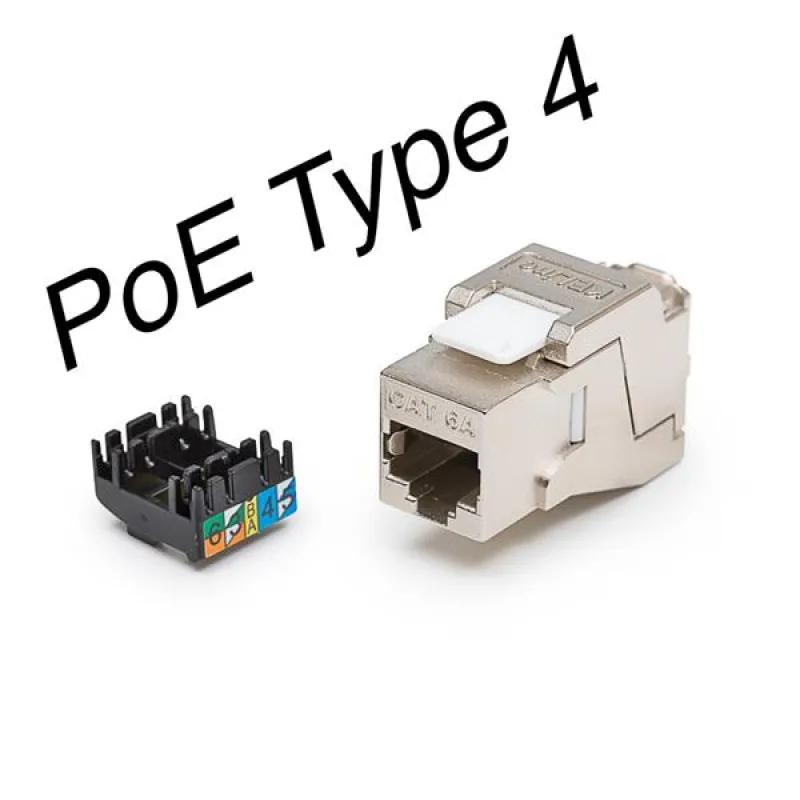 KELine keystone modul Cat6A, RJ45/s KEJ-C6A-S-10G