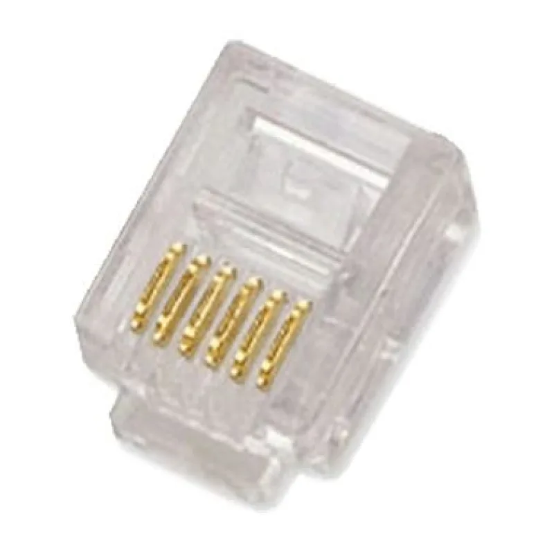 DATACOM Konektor RJ12 UTP lanko 6p6c bal.10ks 4113