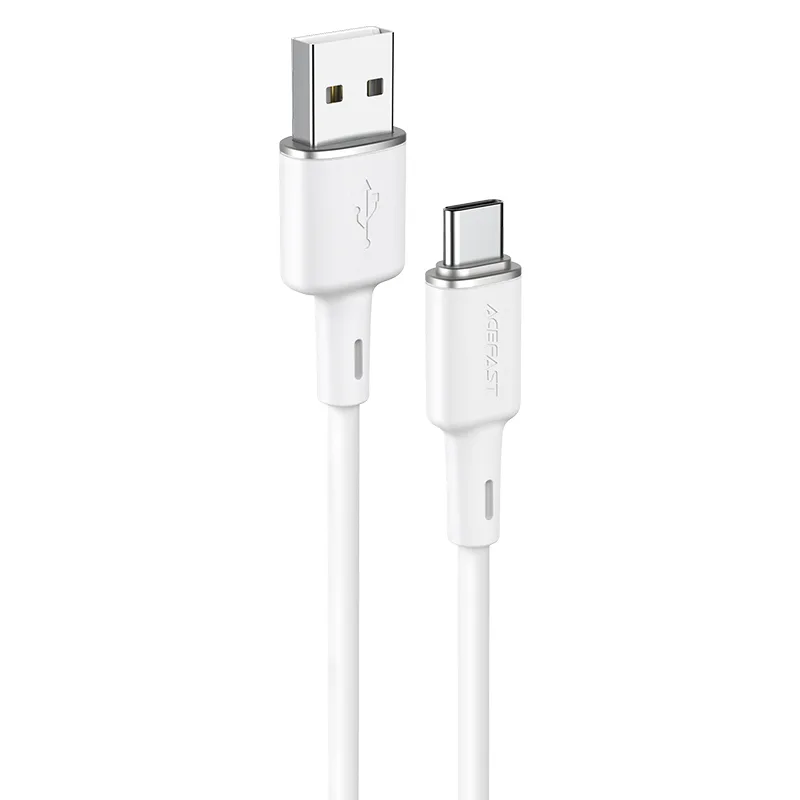 Acefast USB kábel – USB typ C 1,2 m, 3A biely (C2-04 biely)