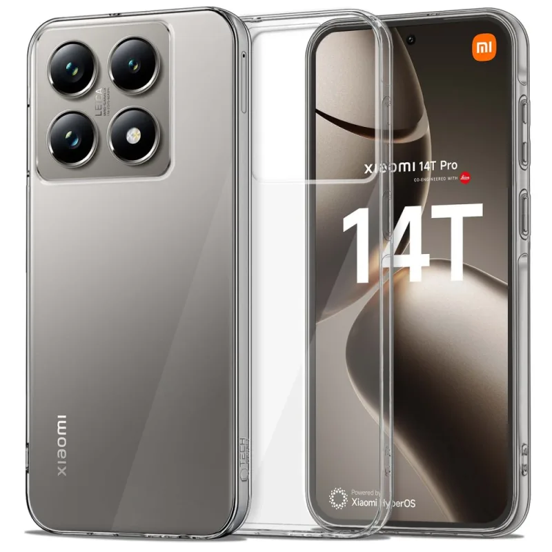 Hybridné puzdro Tech-Protect FlexAir pre Xiaomi 14T Pro – priehľadné