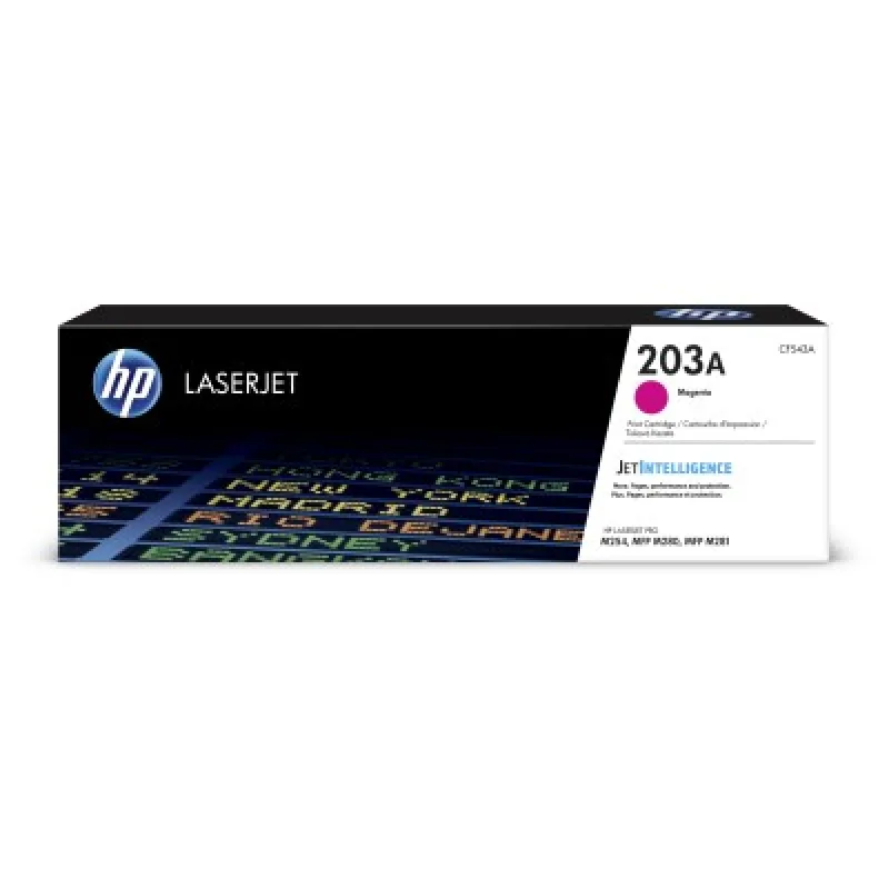 HP 203A Magenta Original LJ Toner Cartridge, CF543A CF543A