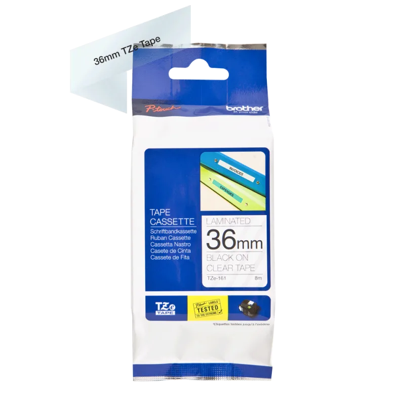 TZE-161, priesvitná/ čierna, 36mm TZE161