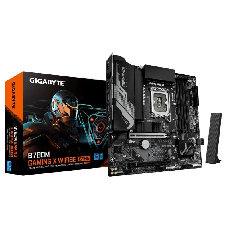 GIGABYTE B760 GAMING X WIFI6E GEN5/ LGA 1700/ mATX B760M G X WF6E GEN5