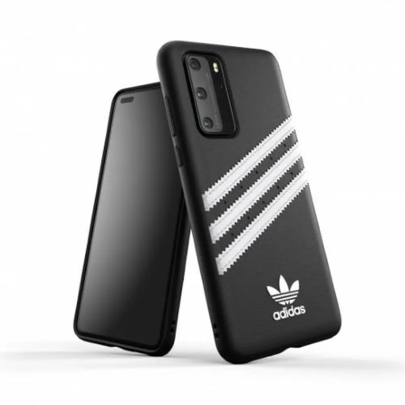 Adidas OR Molded Case PU pre Huawei P40 – čiernobiele