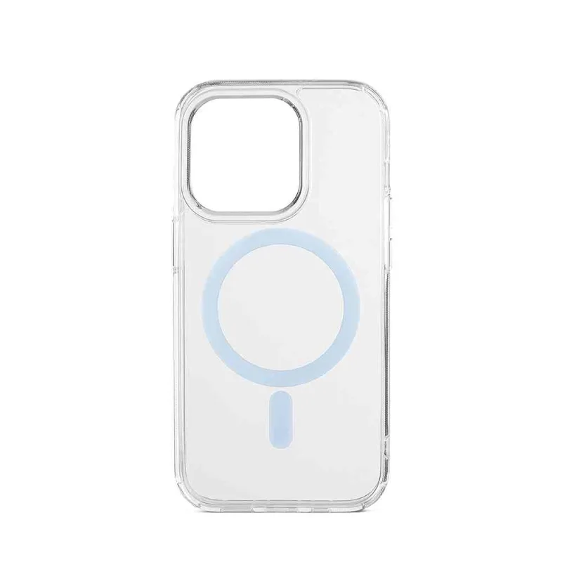 Aiino - Frozen Case with magnet for iPhone 15 Pro - Light Blue
