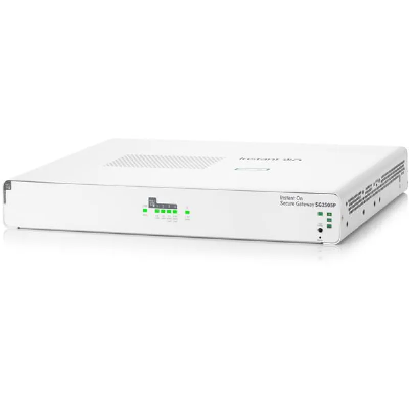 HPE Networking Instant On Secure Gateway 5-port SmartRate 2.5G PoE+ 64W…