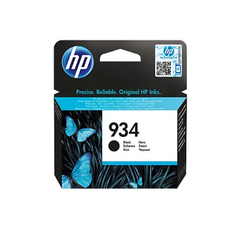 HP Čierna originálna atramentová kazeta HP 934 C2P19AE#BGY