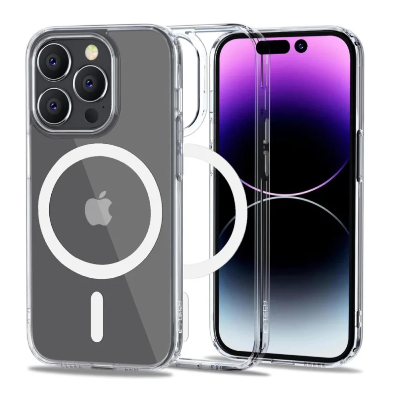 Puzdro Tech-Protect FlexAir Hybrid MagSafe pre iPhone 14 Pro Max – priehľadné