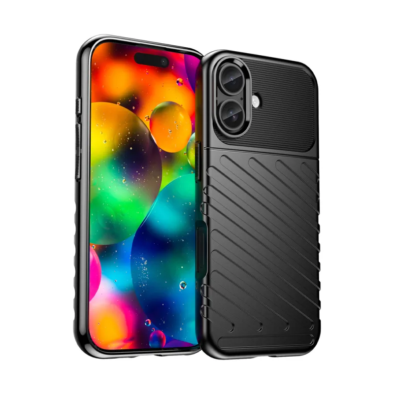 Kryt Thunder pre iPhone 17 – čierny