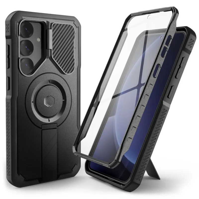 Puzdro Tech-Protect Kevlar MagSafe+ pre Samsung Galaxy S25 – čierne