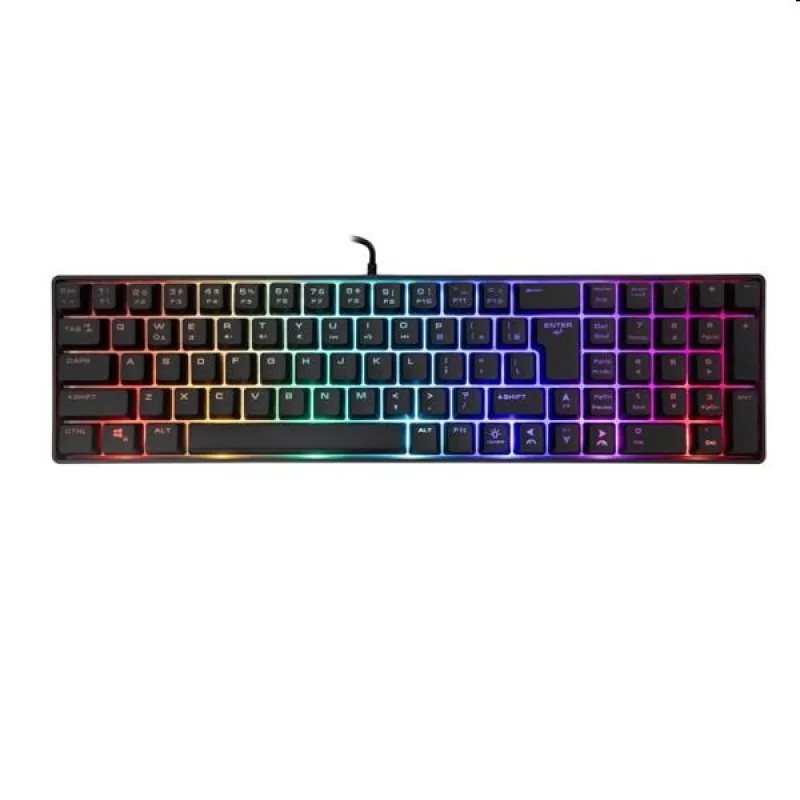 White Shark Gaming keyboard GLADIUS, US, black