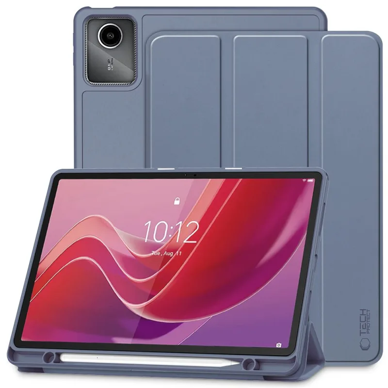Puzdro na pero Tech-Protect SC pre Lenovo Tab M11 11" TB-330 – tmavo fialové