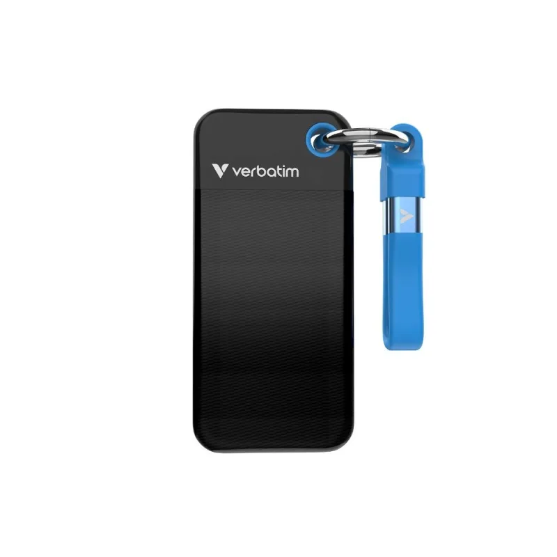 VERBATIM Externí SSD Pocket SSD 2TB, USB-C 3.1, černá/ modrá 32195
