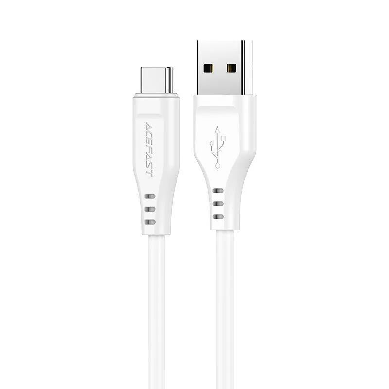 Acefast USB kábel – USB typ C 1,2 m, 3A biely (C3-04 biely)