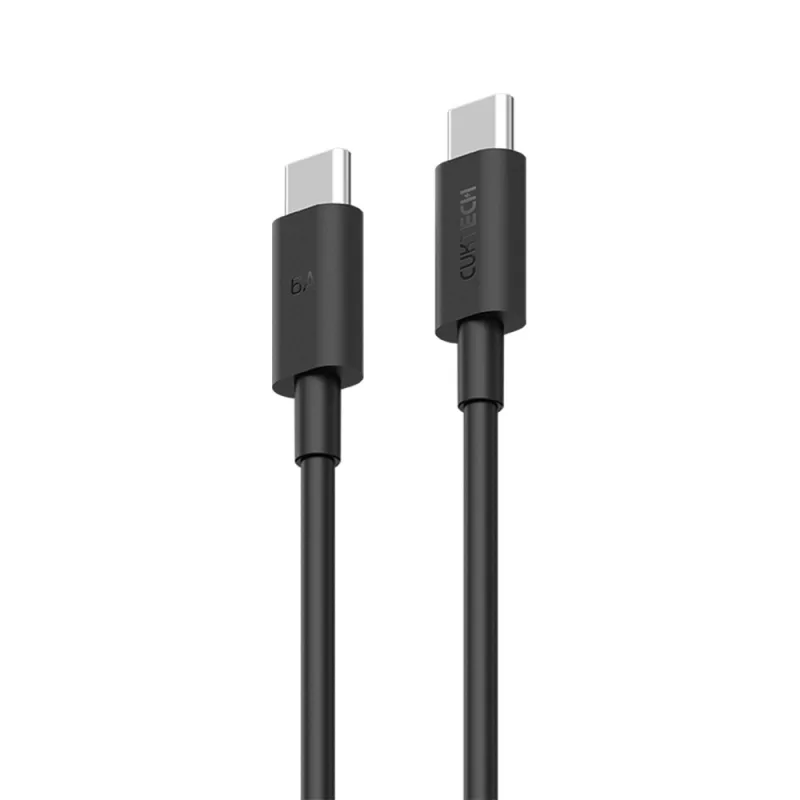 Cuktech CCKTC615NCBK USB-C 6A 240W kábel 1,5 m – čierny