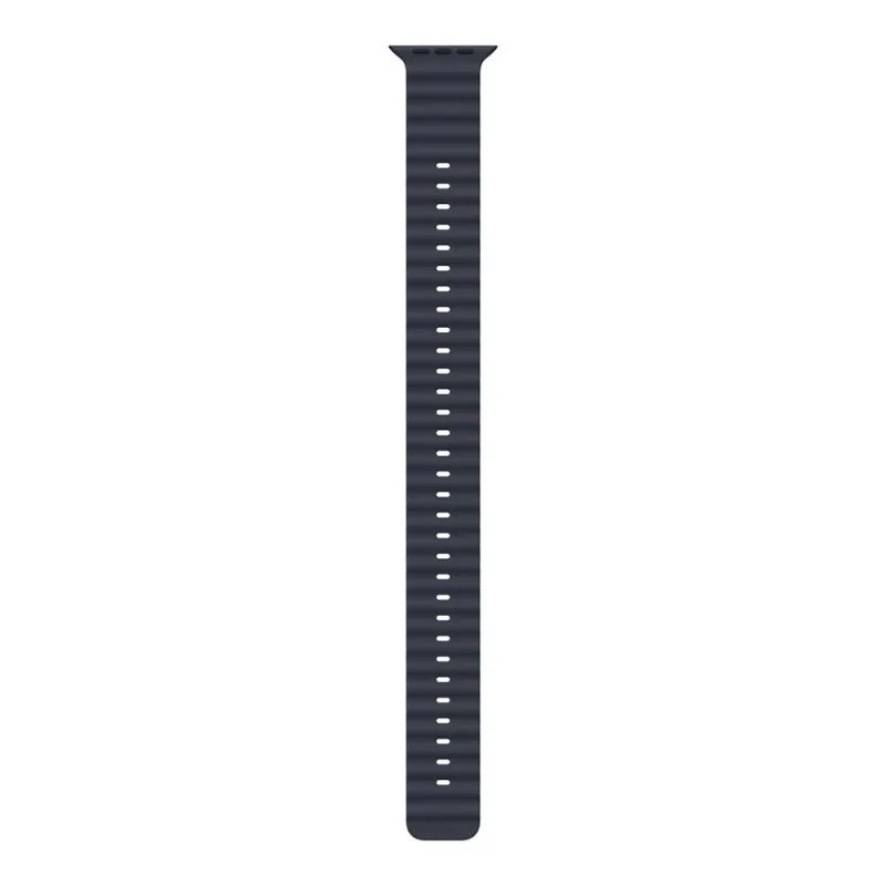 Apple Watch 49mm Navy Ocean Band Extension - Natural Titanium Finish