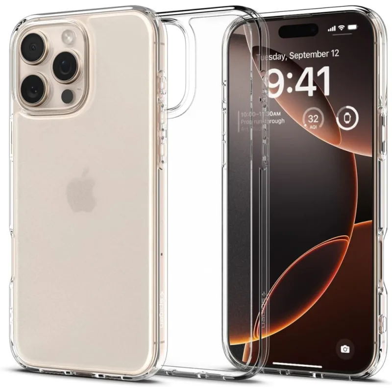 Kryt Spigen Ultra Hybrid Case pre iPhone 16 Pro Max – priehľadný