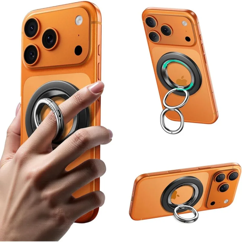 ESR magnetický držiak telefónu HaloLock MagSafe - čierny