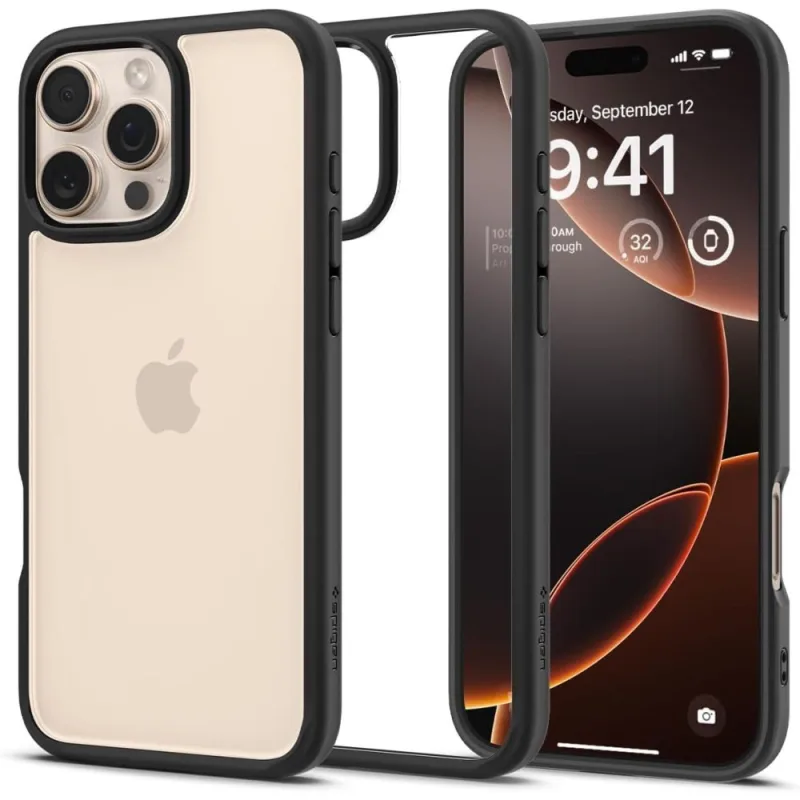 Kryt Spigen Ultra Hybrid Case pre iPhone 16 Pro Max – matný čierny