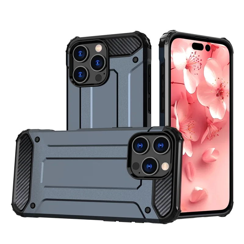 Kryt Hybrid Armor na iPhone 16 Pro – modrý
