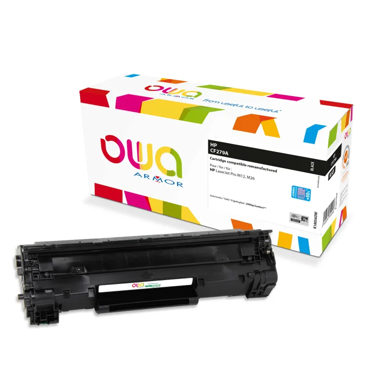 OWA Armor toner kompatibilný HP CF279A, 2000st, JUMBO, čierna/ black…