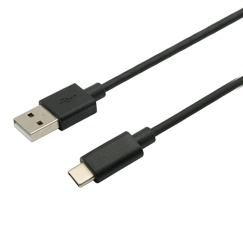 Kábel C-TECH USB 2.0 AM na Type-C kábel (AM/ CM), 1m, čierny CB-USB2C-10B