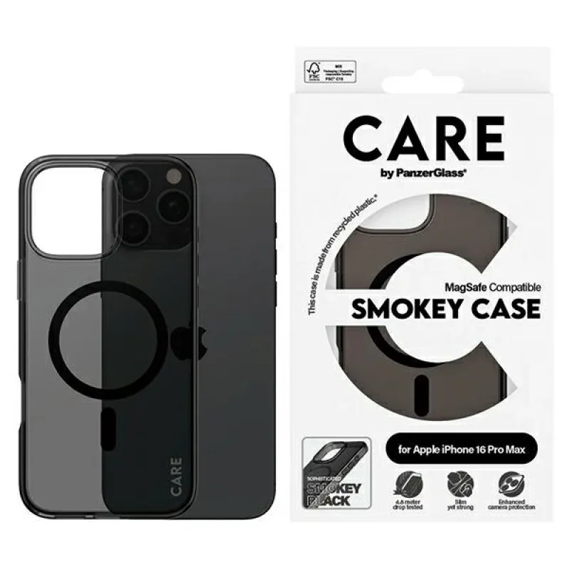 CARE by PanzerGlass Flagship Case iPhone 16 Pro Max 6,9" dym/dym MagSafe 1352
