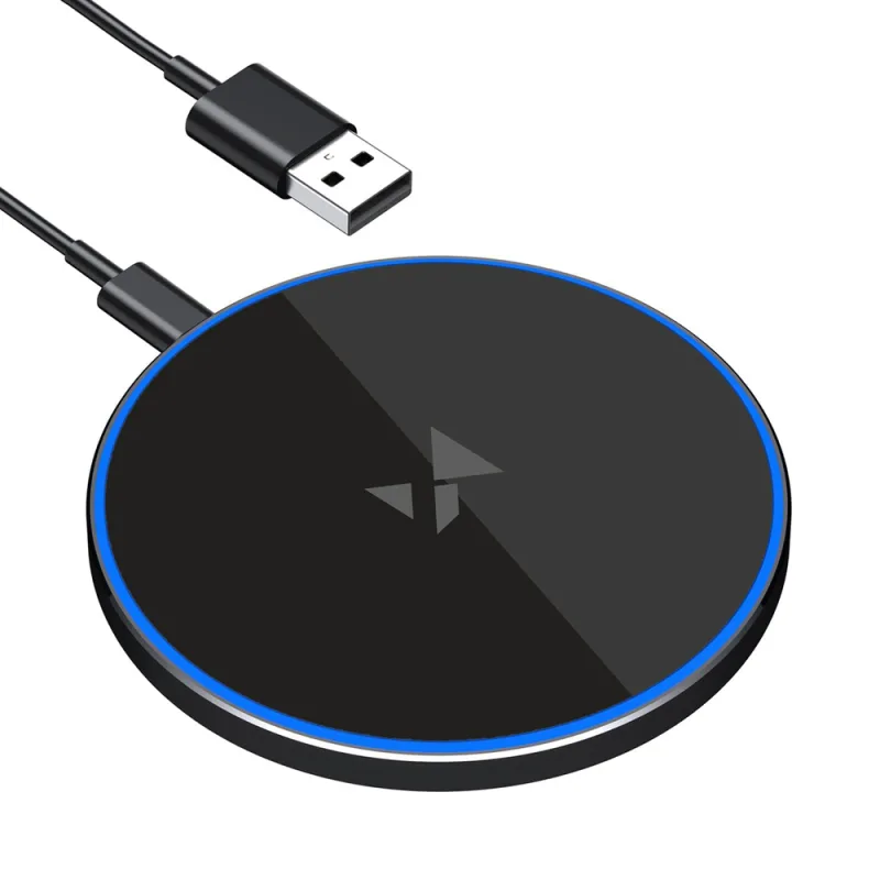 Wozinsky WLI-01Y 15W Qi indukčná nabíjačka s káblom USB-C – čierna