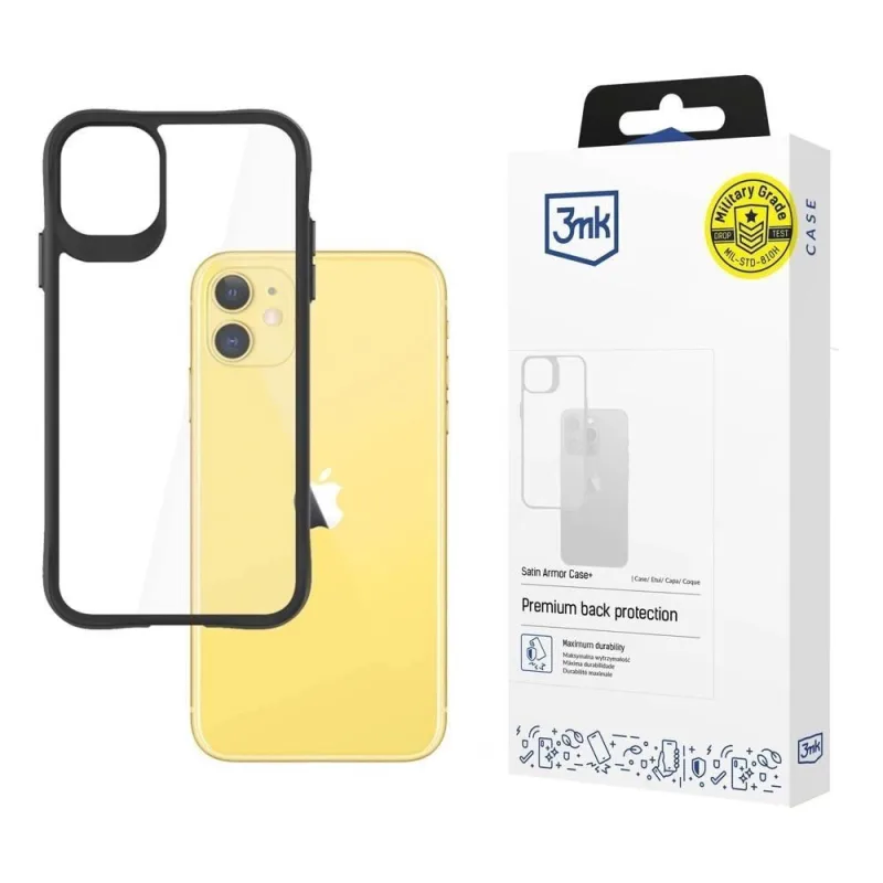 3mk ochranný kryt Satin Armor Case+ pro Apple iPhone 11 5903108441841
