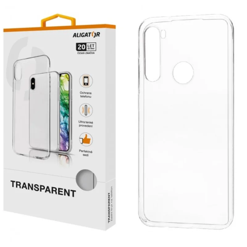 ALIGATOR Pouzdro Transparent Xiaomi Redmi Note 8 PTA0036