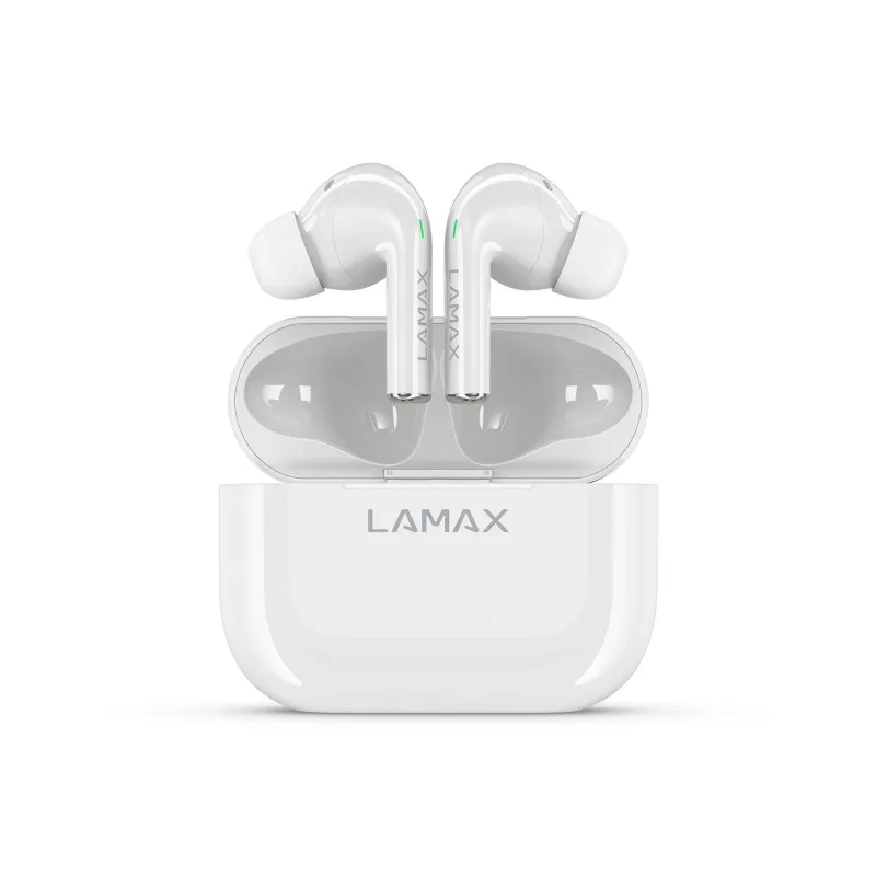 LAMAX Clips1 špuntová sluchátka - bílé LMXCL1W