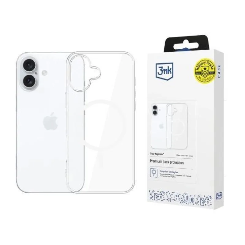 3mk ochranný kryt Clear MagCase pro Apple iPhone 17 5903108664769