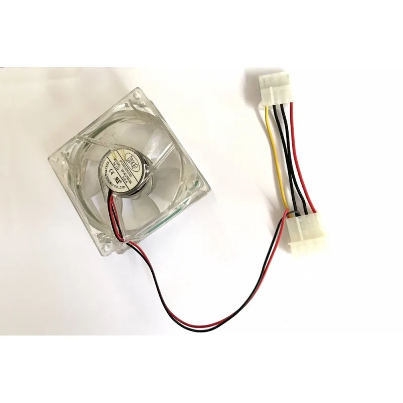 EUROCASE ventilátor 80mm, 12V/ 0, 14A, prosvětlený RGB (molex)…