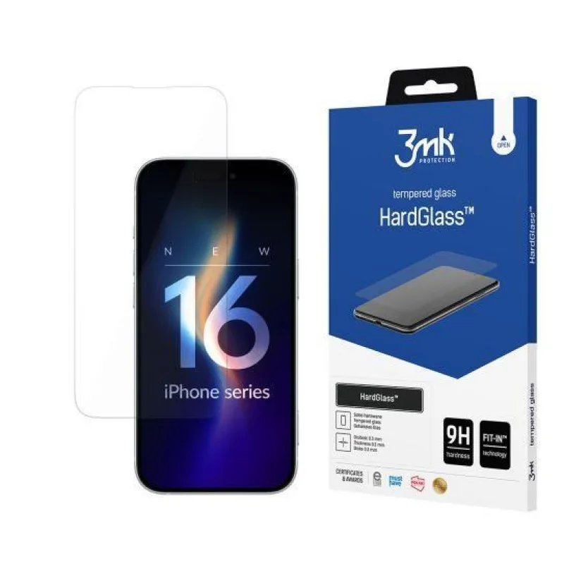 3mk tvrzené sklo HardGlass pro Apple iPhone 16 5903108579766