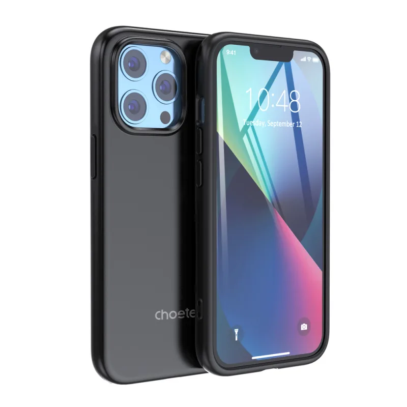 Ochranný kryt proti pádu Choetech MFM pre iPhone 13 Pro Max čierny (PC0114-MFM-BK)