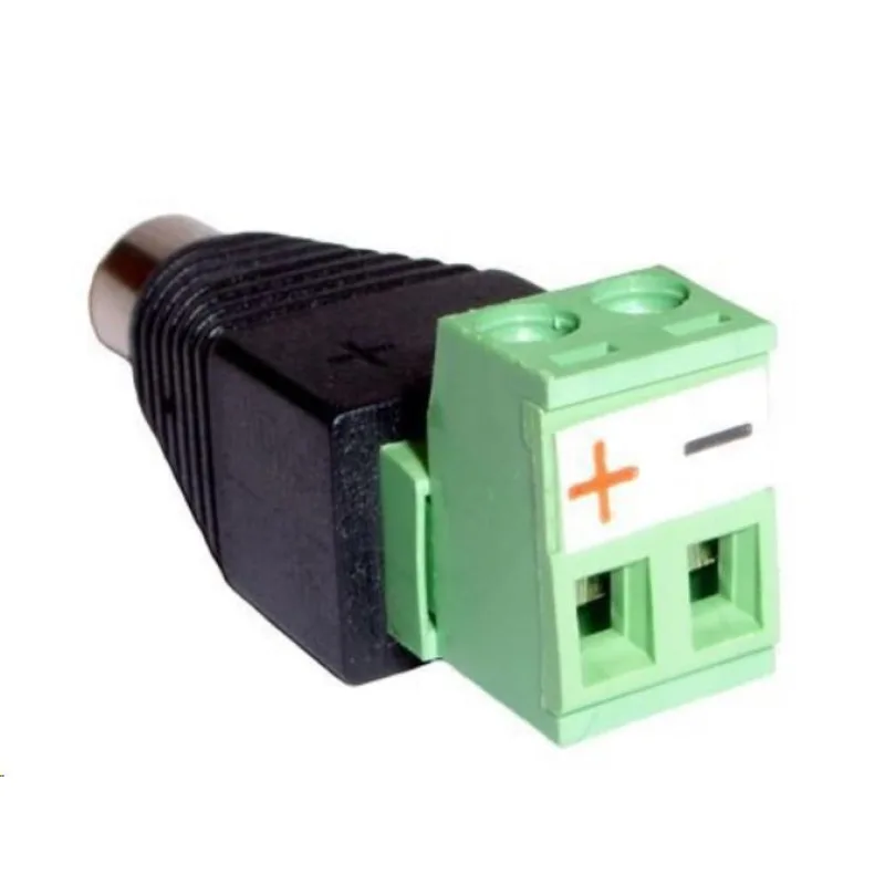 Napájecí konektor se svorkovnicí pro zdroj CCTV-RX