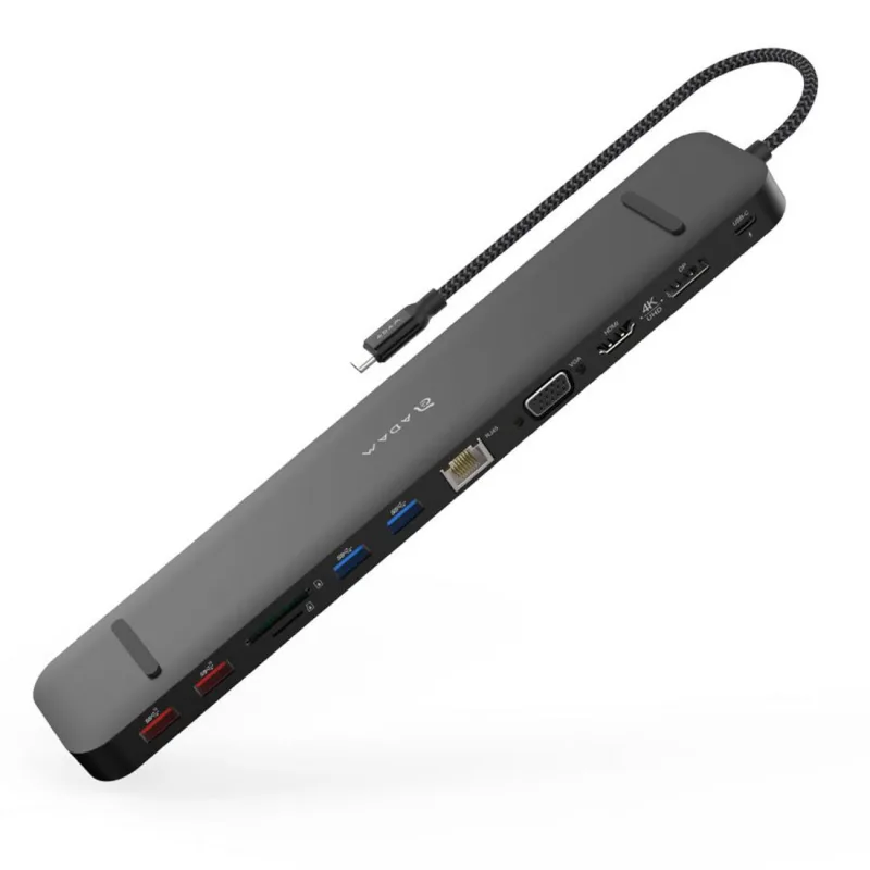 Adam Elements USB-C CASA Pro Max Hub 13-in-1 4K 60Hz - Black…