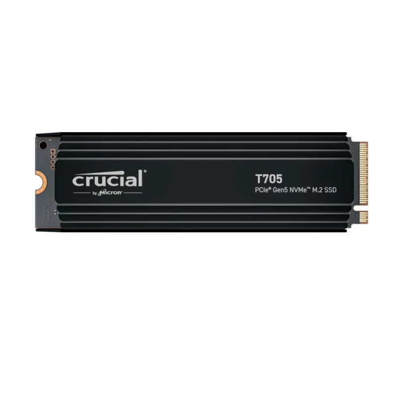 Crucial T705/ 2TB/ SSD/ M.2 NVMe/ Čierna/ Heatsink/ 5R CT2000T705SSD5