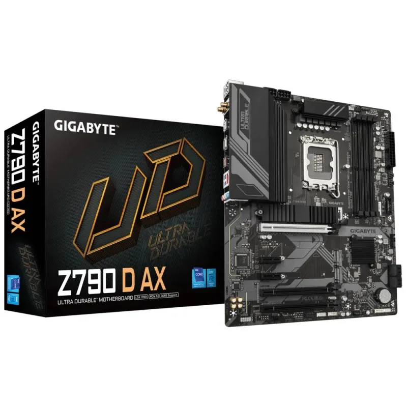 GIGABYTE MB Sc LGA1700 Z790 D AX, Intel Z790, 4xDDR5, 1xDP, 1xHDMI, …