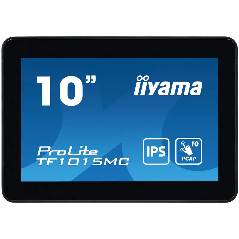 10" iiyama TF1015MC-B3: WXGA, 10P, VGA, HDMI, DP TF1015MC-B3