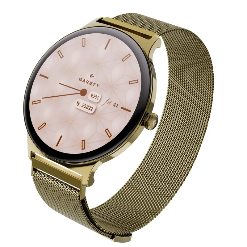 Garett Smartwatch Verona 2 zlatá MESH steel VERONA_2_MESH_GLD